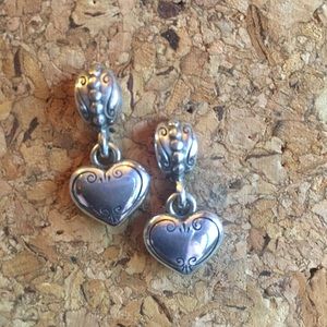 Brighton dangle heart earrings.